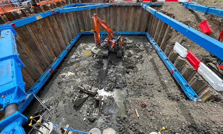 Quick and effective temporary works solutions key in new pumping station