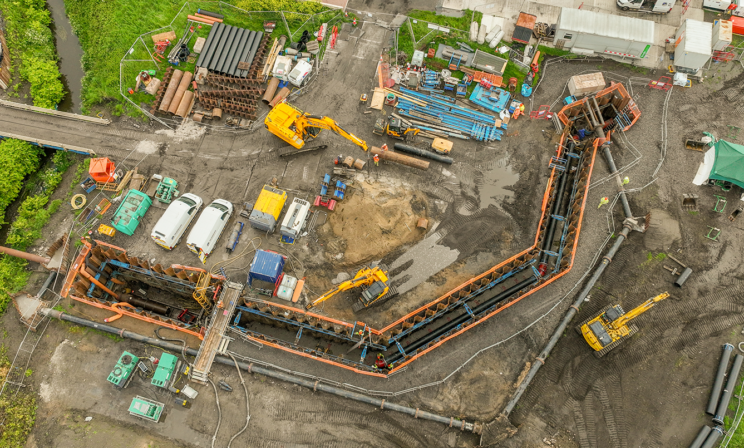 Tackling depth and groundwater in Scottish Water pipeline upgrade